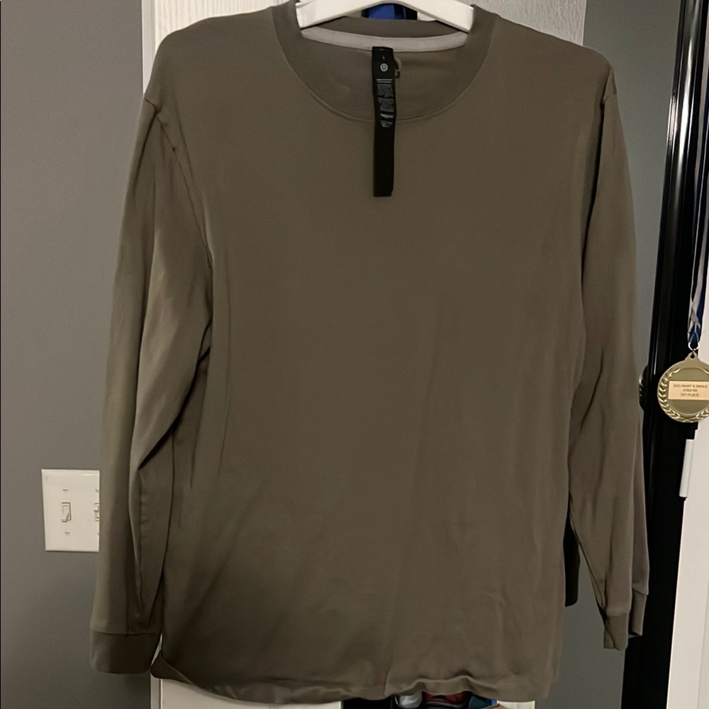 Men's Olive Long Sleeve Shirt